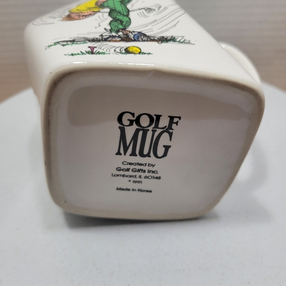 Vintage Funny Golf Mug “The Results of Over-Swing” - Picture 8 of 10